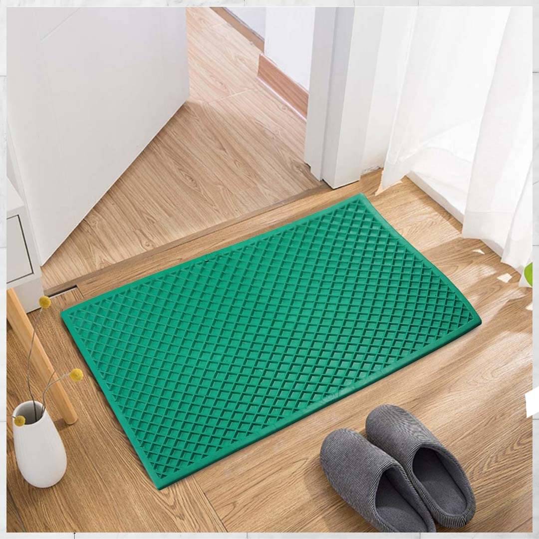 ALP Set of 1 Anti-skid Rubber Door Mat ( 54 X 36 cm ) Green ALP Set of 1 Anti-skid Rubber Door Mat ( 54 X 36 cm ) Green