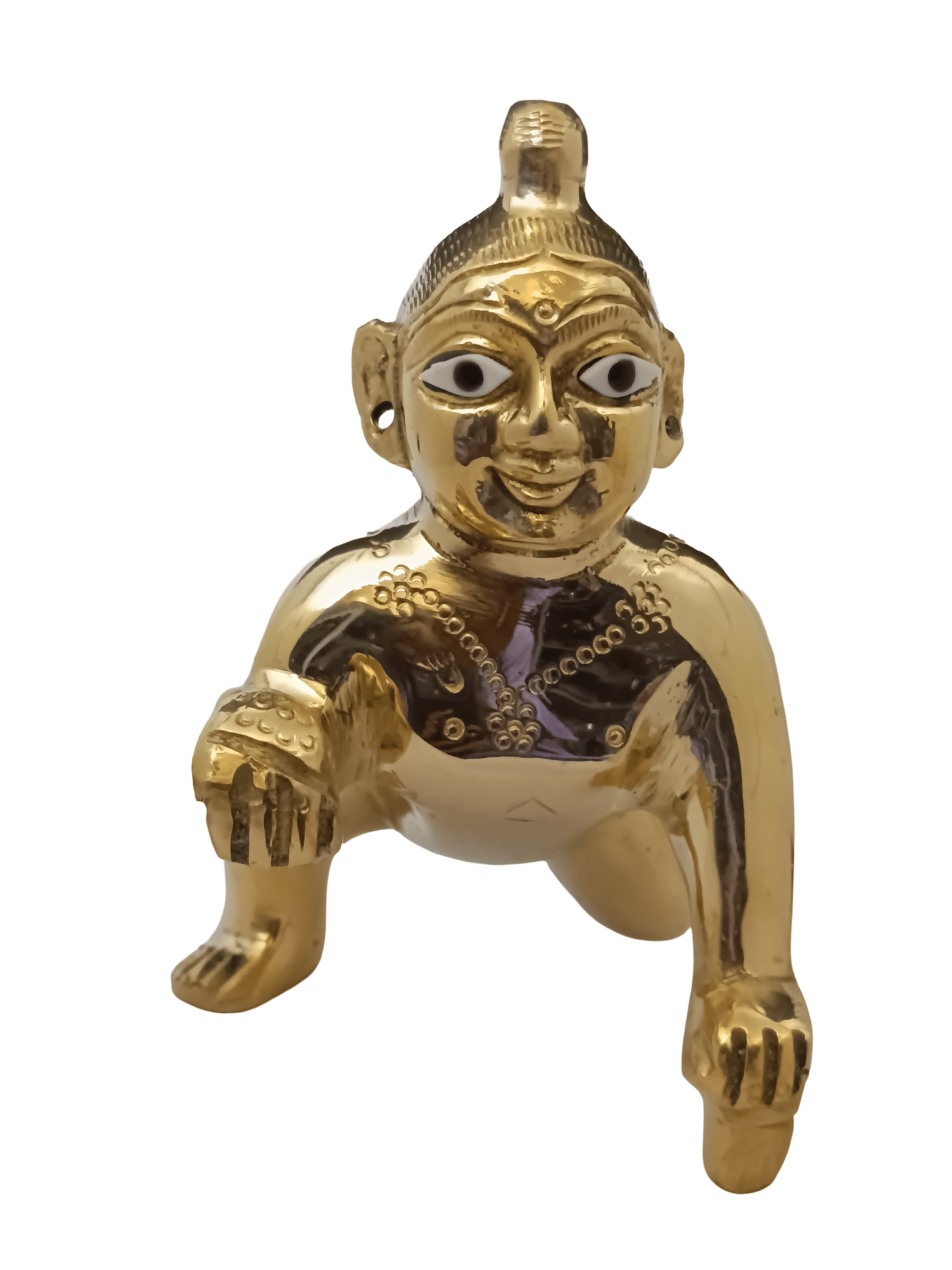     			Apna Rudraksha Brass Laddu Gopal Idol ( 11.5 cm )