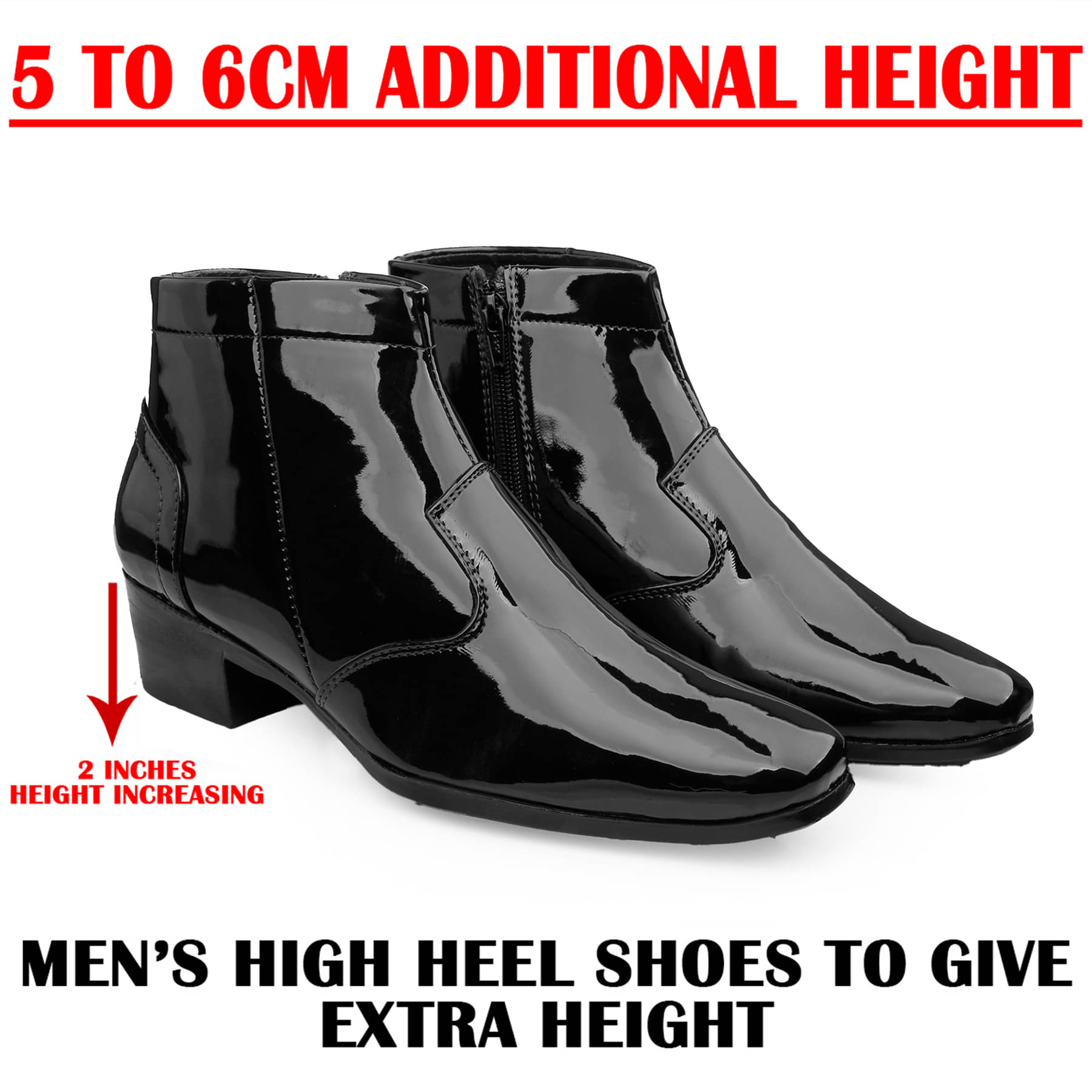     			BXXY Black Men's Formal Boots