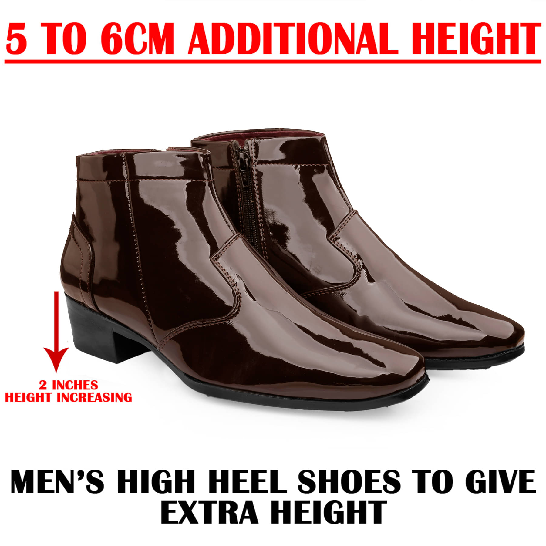     			BXXY Brown Men's Formal Boots