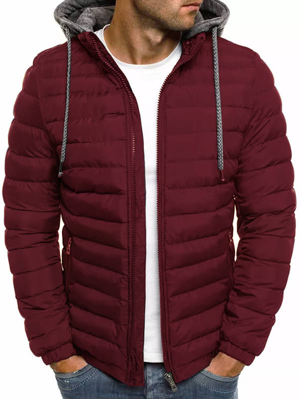     			CAT BUNNY Polyester Men's Puffer Jacket - Maroon ( Pack of 1 )