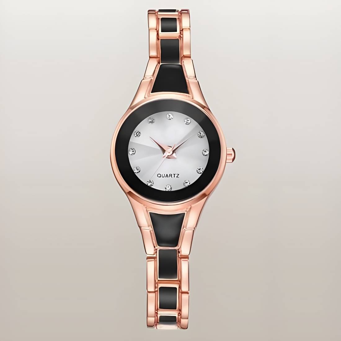     			Cosmic Rose Gold Metal Analog Womens Watch
