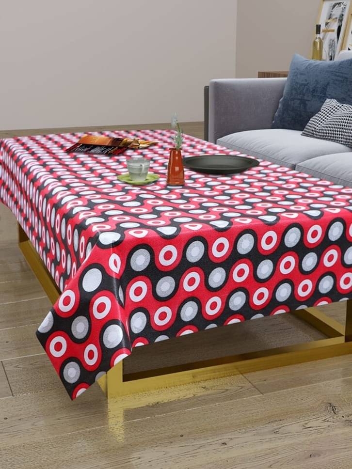     			DPA Collection Checks PVC 4 Seater Rectangle Table Cover ( 136 x 90 ) cm Pack of 1 Red