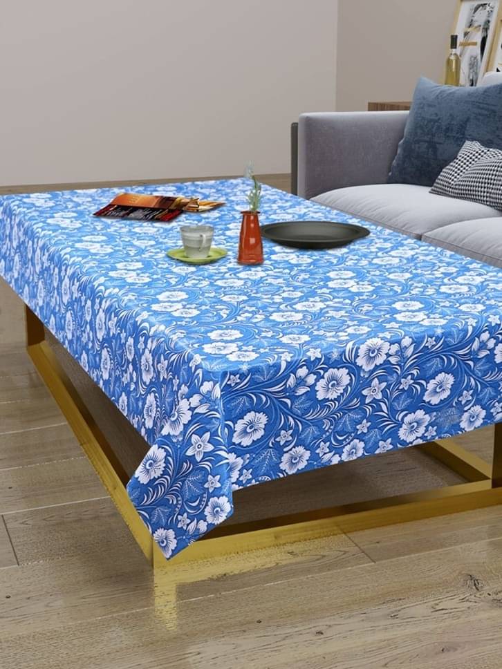 DPA Collection Checks PVC 4 Seater Rectangle Table Cover ( 136 x 90 ) cm Pack of 1 Blue DPA Collection Checks PVC 4 Seater Rectangle Table Cover ( 136 x 90 ) cm Pack of 1 Blue