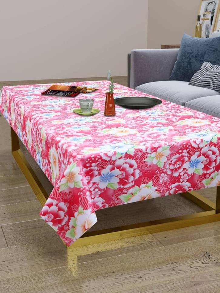     			DPA Collection Checks PVC 4 Seater Rectangle Table Cover ( 136 x 90 ) cm Pack of 1 Pink