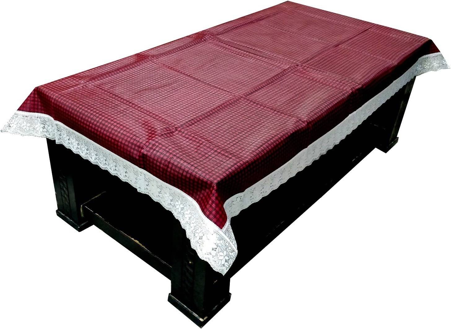     			DPA Collection Checks PVC 4 Seater Rectangle Table Cover ( 152 x 102 ) cm Pack of 1 Multi