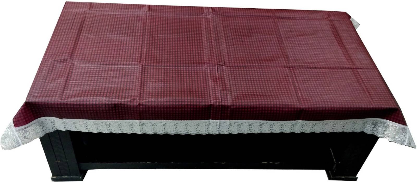     			DPA Collection Checks PVC 4 Seater Rectangle Table Cover ( 152 x 102 ) cm Pack of 1 Multi