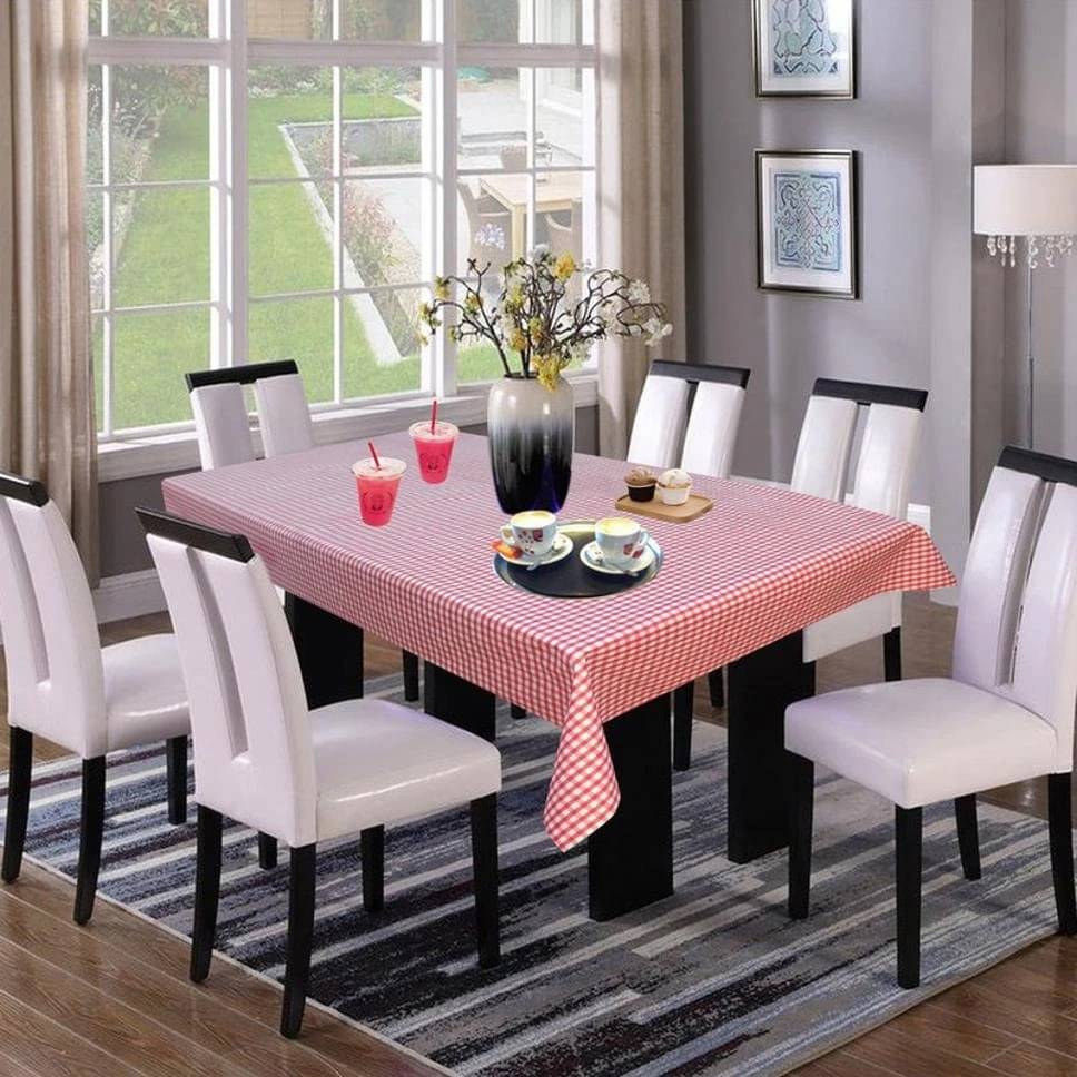     			DPA Collection Checks PVC 4 Seater Rectangle Table Cover ( 132 x 193 ) cm Pack of 1 Multi