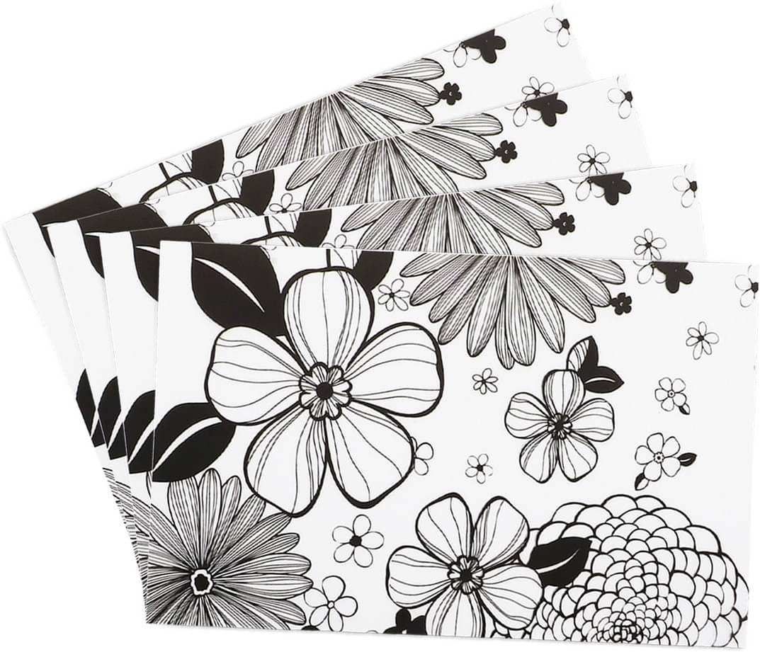 DPA Collection PVC Abstract Table Mats ( 45 cm x 30 cm ) Pack of 4 - Multi DPA Collection PVC Abstract Table Mats ( 45 cm x 30 cm ) Pack of 4 - Multi