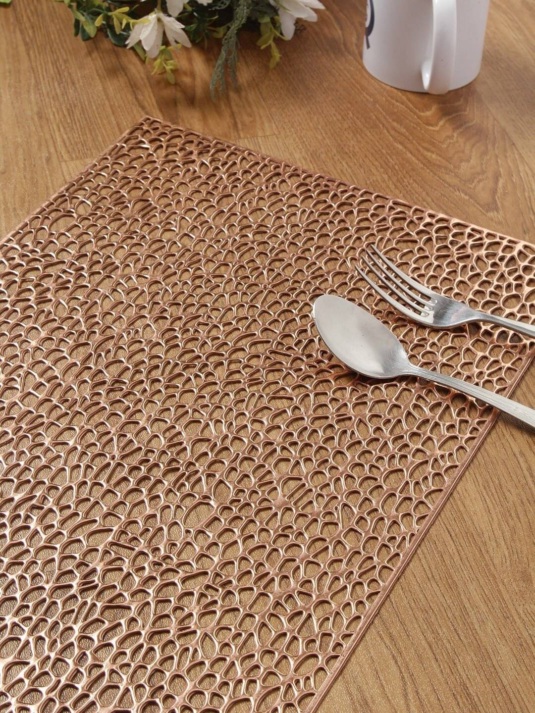DPA Collection PVC Abstract Table Mats ( 45 cm x 30 cm ) Pack of 2 - Maroon DPA Collection PVC Abstract Table Mats ( 45 cm x 30 cm ) Pack of 2 - Maroon