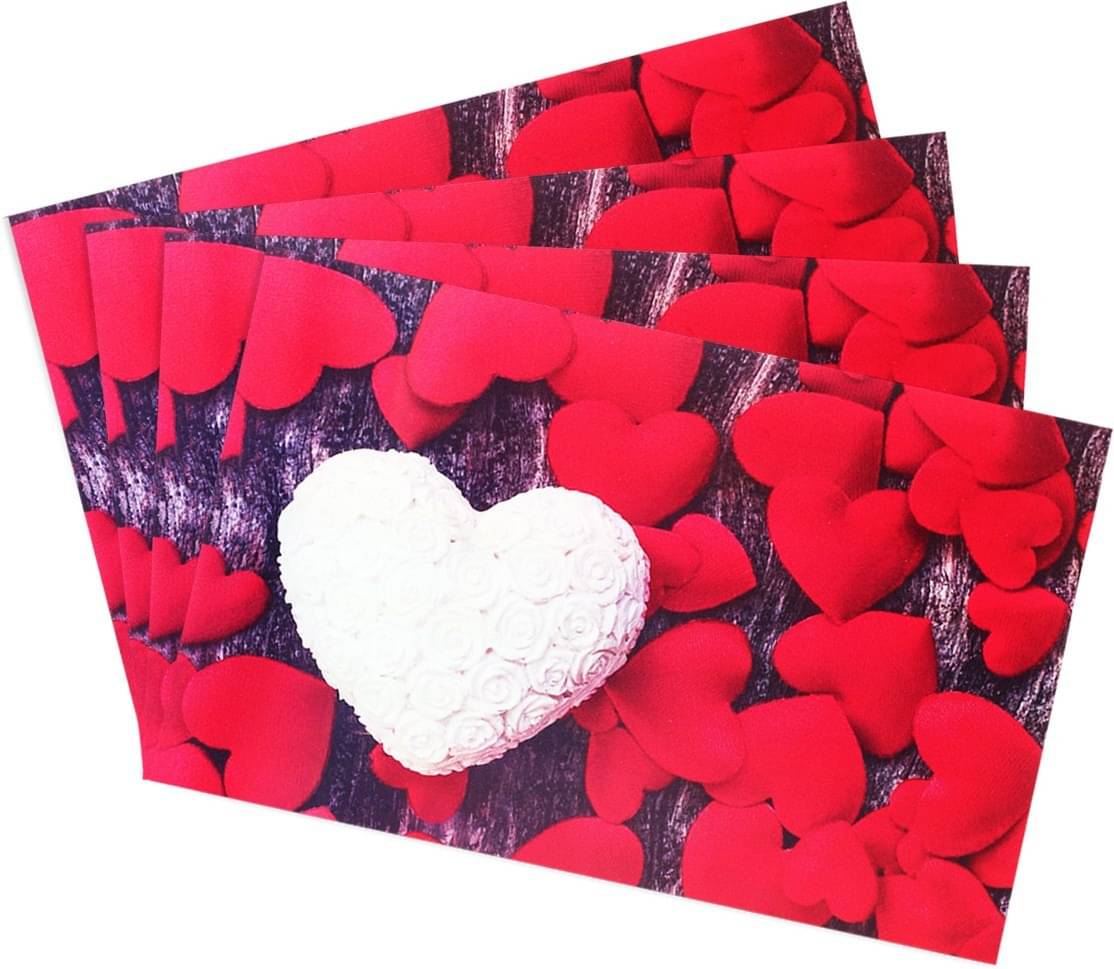     			DPA Collection PVC Abstract Table Mats ( 45 cm x 30 cm ) Pack of 4 - Multi