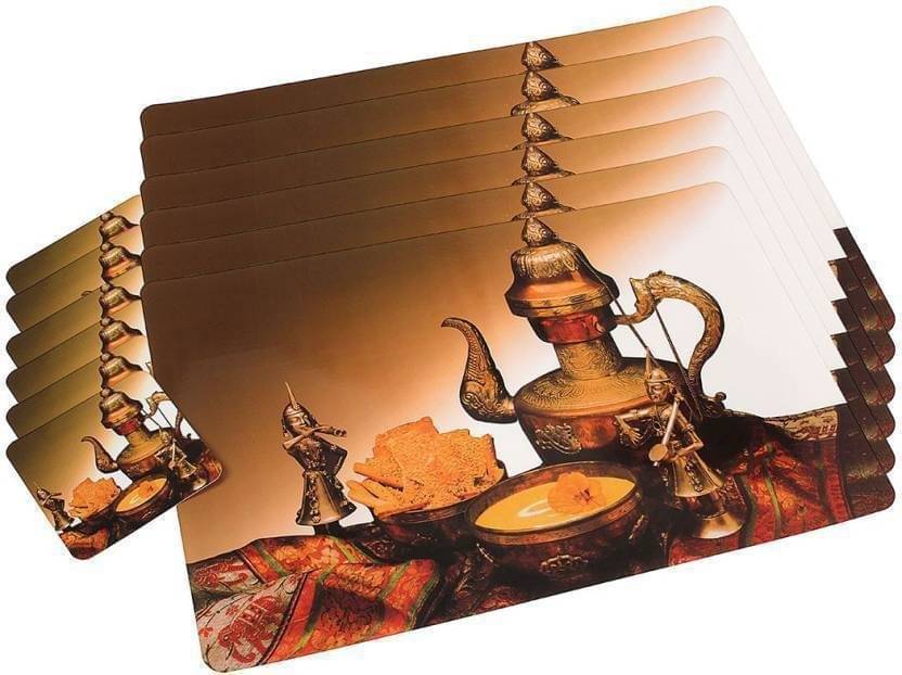 DPA Collection PVC Abstract Table Mats ( 45 cm x 30 cm ) Pack of 12 - Multi DPA Collection PVC Abstract Table Mats ( 45 cm x 30 cm ) Pack of 12 - Multi