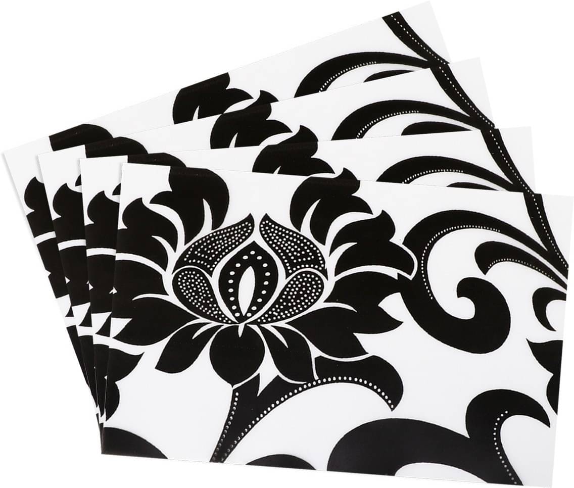     			DPA Collection PVC Abstract Table Mats ( 45 cm x 30 cm ) Pack of 4 - Multi