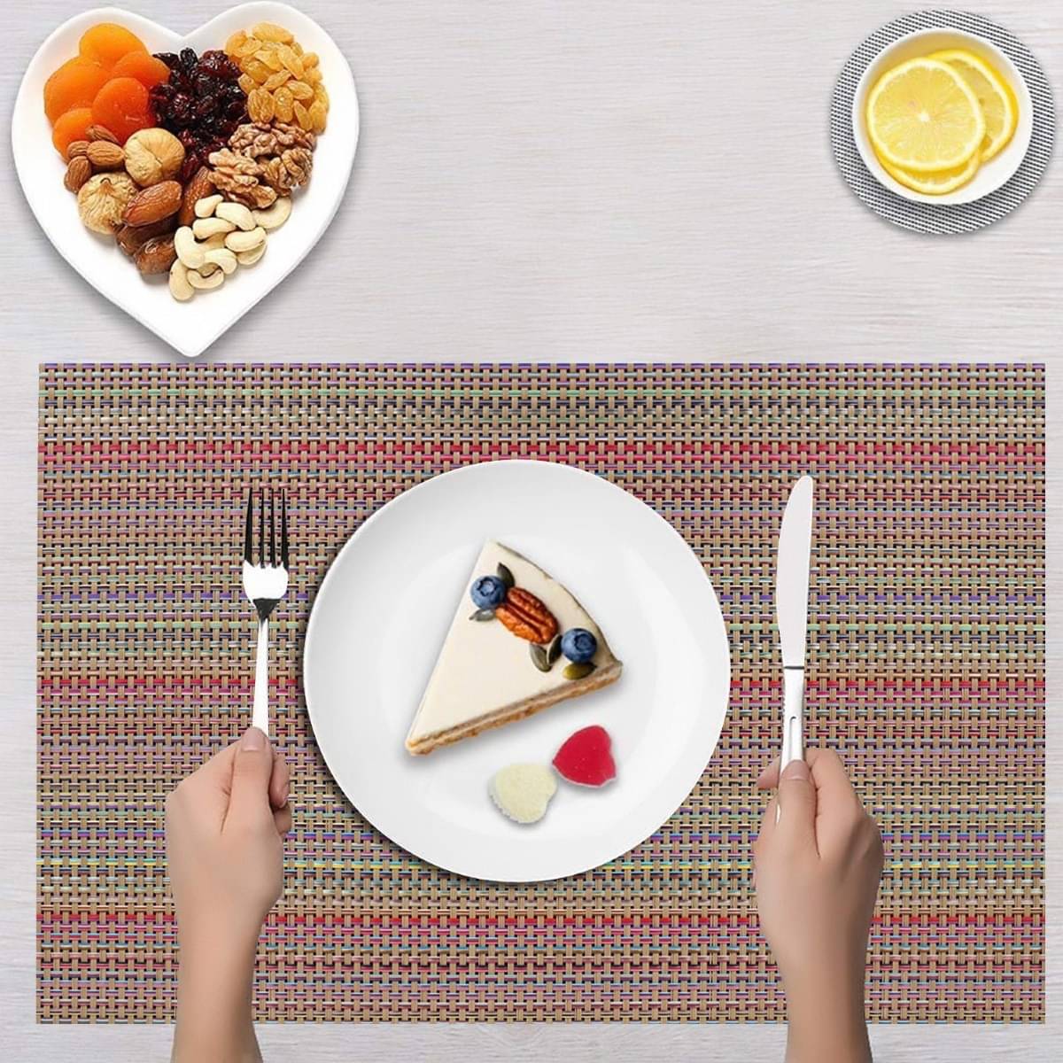 DPA Collection PVC Abstract Table Mats ( 45 cm x 30 cm ) Pack of 2 - Maroon DPA Collection PVC Abstract Table Mats ( 45 cm x 30 cm ) Pack of 2 - Maroon