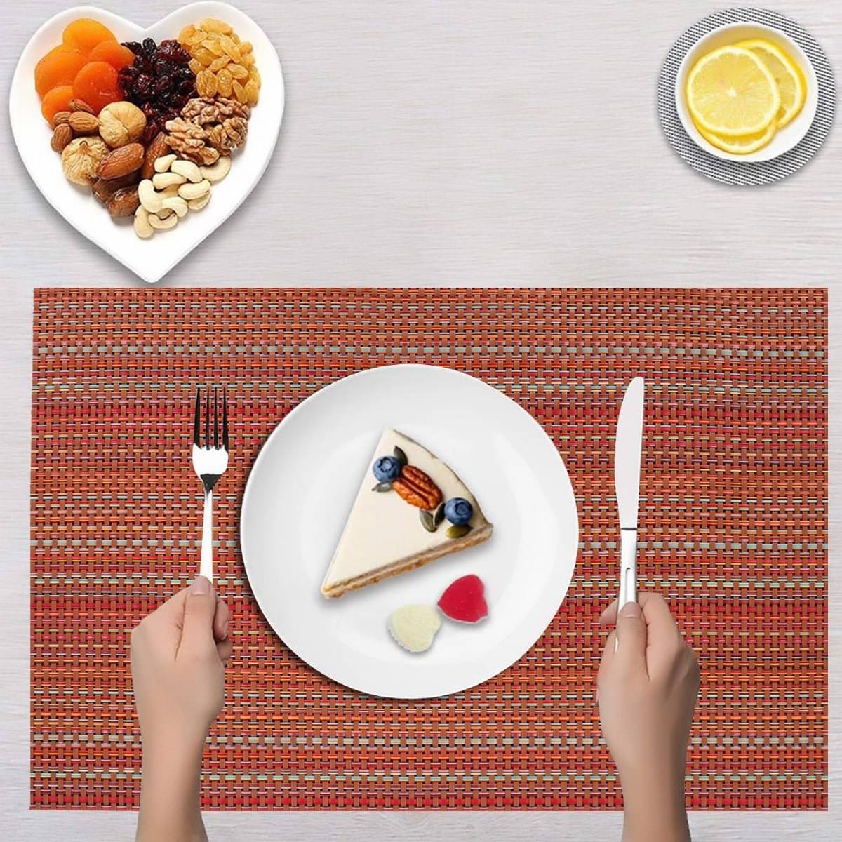 DPA Collection PVC Abstract Table Mats ( 45 cm x 30 cm ) Pack of 2 - Maroon DPA Collection PVC Abstract Table Mats ( 45 cm x 30 cm ) Pack of 2 - Maroon