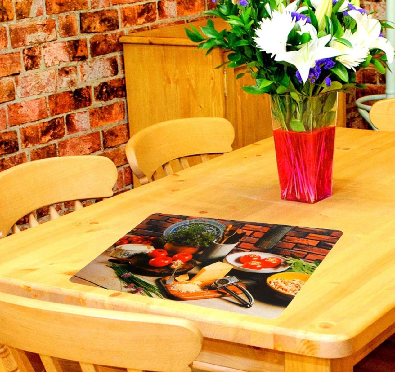     			DPA Collection PVC Abstract Table Mats ( 45 cm x 30 cm ) Pack of 12 - Multi