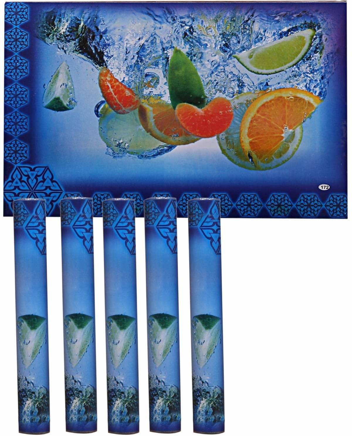     			DPA Collection PVC Abstract Table Mats ( 45 cm x 30 cm ) Pack of 6 - Multi