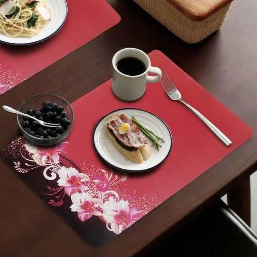 DPA Collection PVC Abstract Table Mats ( 45 cm x 30 cm ) Pack of 6 - Multi DPA Collection PVC Abstract Table Mats ( 45 cm x 30 cm ) Pack of 6 - Multi