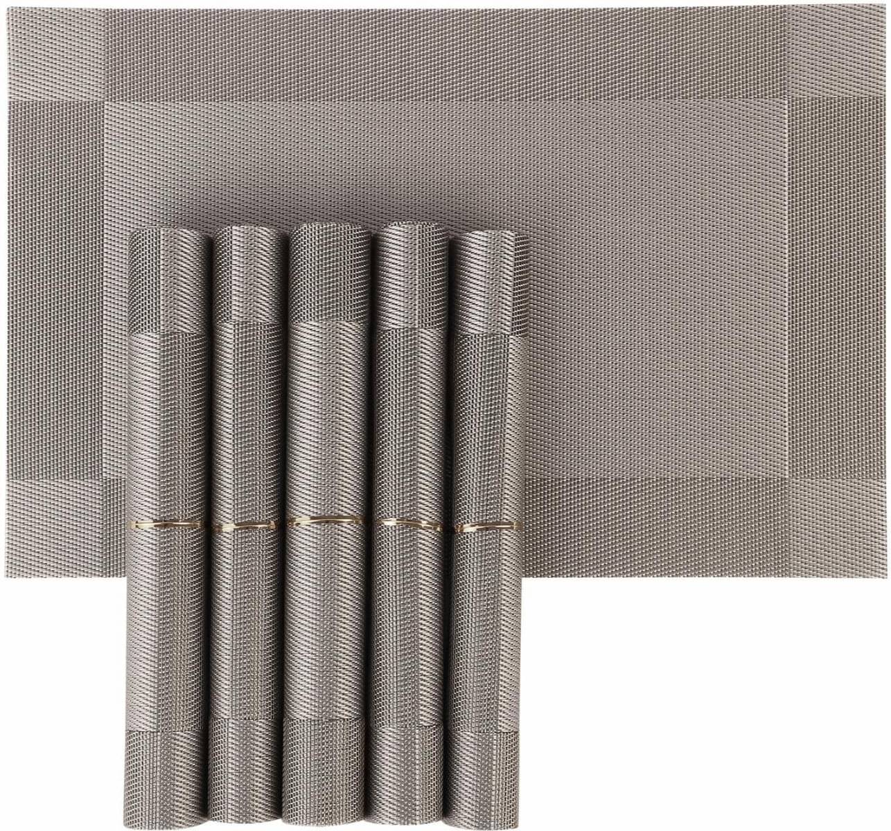     			DPA Collection PVC Abstract Table Mats ( 45 cm x 30 cm ) Pack of 6 - Green