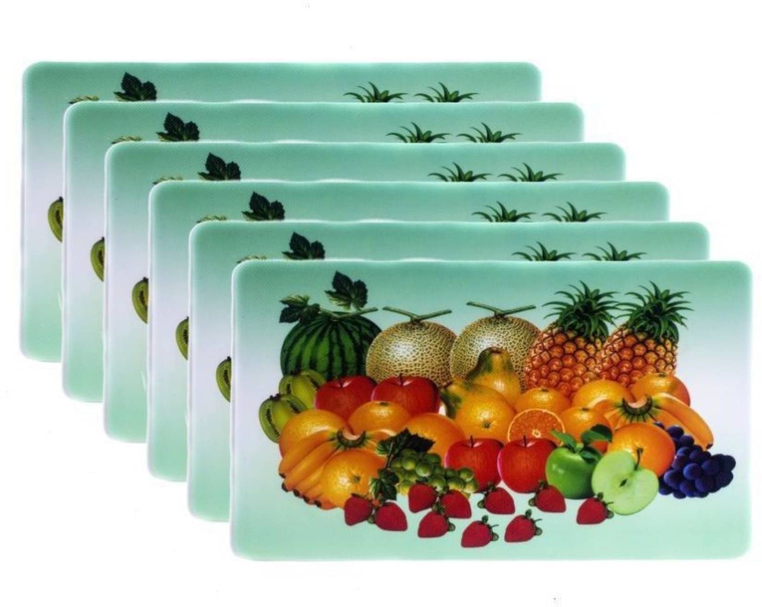 DPA Collection PVC Abstract Table Mats ( 45 cm x 30 cm ) Pack of 6 - Green DPA Collection PVC Abstract Table Mats ( 45 cm x 30 cm ) Pack of 6 - Green