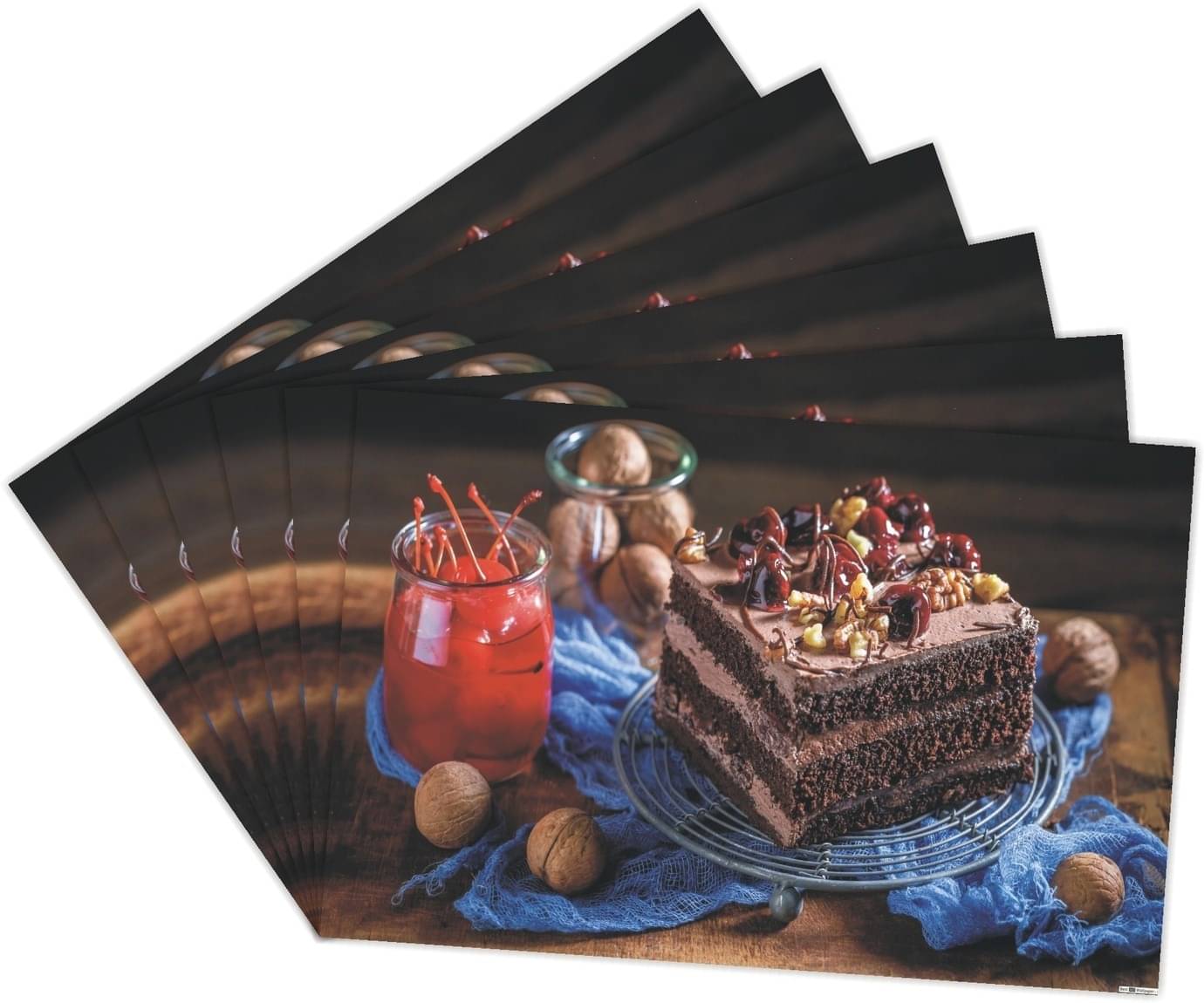 DPA Collection PVC Abstract Table Mats ( 45 cm x 30 cm ) Pack of 6 - Multi DPA Collection PVC Abstract Table Mats ( 45 cm x 30 cm ) Pack of 6 - Multi