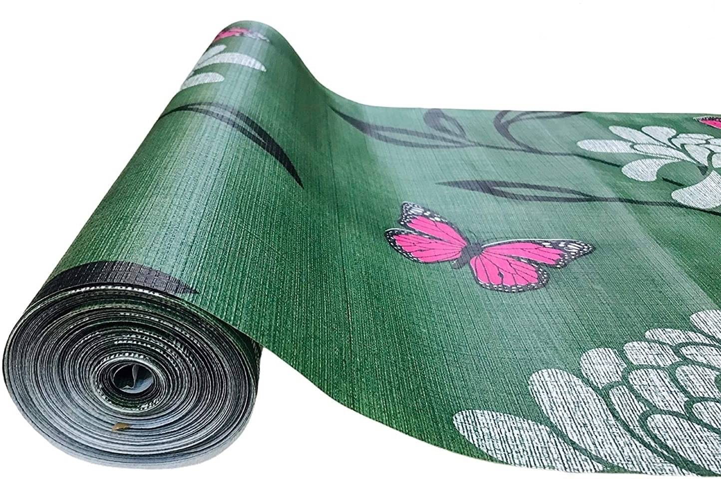 DPA Collection PVC Floral Table Mats ( 45 cm x 30 cm ) Pack of 1 - Green     			DPA Collection PVC Floral Table Mats ( 45 cm x 30 cm ) Pack of 1 - Green