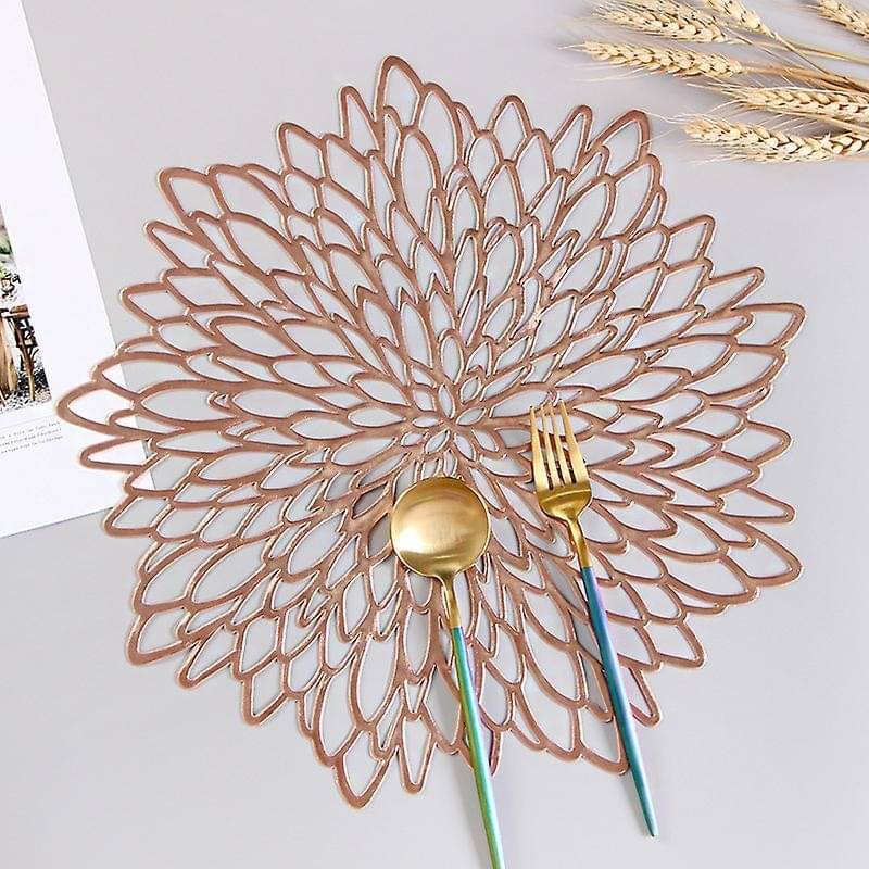 DPA Collection PVC Geometric Table Mats ( 45 cm x 30 cm ) Pack of 2 - Brown DPA Collection PVC Geometric Table Mats ( 45 cm x 30 cm ) Pack of 2 - Brown