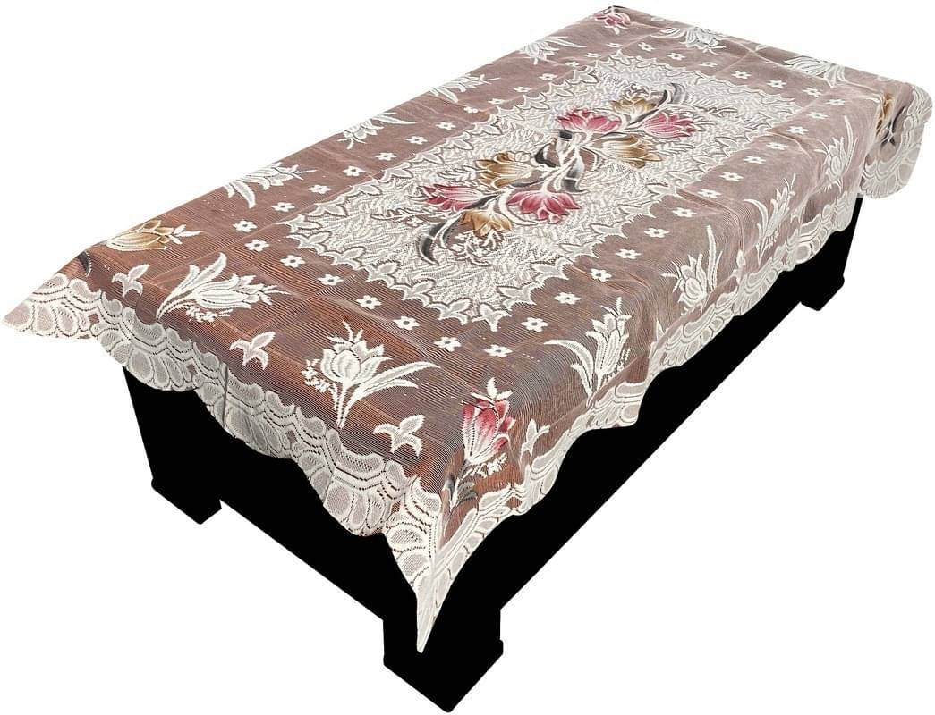     			DPA Collection Printed Cotton 4 Seater Rectangle Table Cover ( 152 x 101 ) cm Pack of 1 Multi