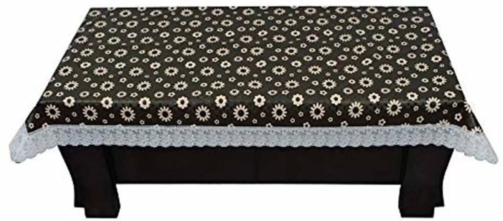 DPA Collection Printed PVC 2 Seater Rectangle Table Cover ( 152 x 102 ) cm Pack of 1 Brown DPA Collection Printed PVC 2 Seater Rectangle Table Cover ( 152 x 102 ) cm Pack of 1 Brown