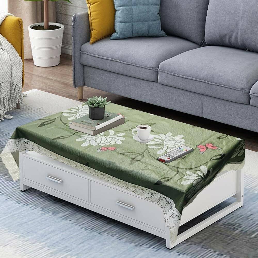 DPA Collection Printed PVC 4 Seater Rectangle Table Cover ( 152 x 102 ) cm Pack of 1 Green DPA Collection Printed PVC 4 Seater Rectangle Table Cover ( 152 x 102 ) cm Pack of 1 Green