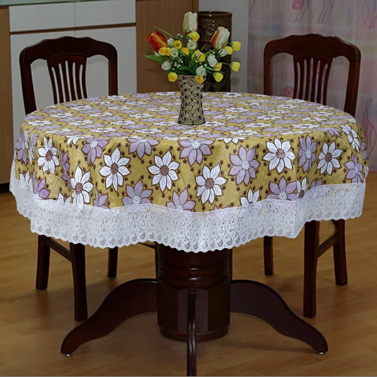 DPA Collection Printed PVC 4 Seater Rectangle Table Cover ( 152 x 152 ) cm Pack of 1 Multi DPA Collection Printed PVC 4 Seater Rectangle Table Cover ( 152 x 152 ) cm Pack of 1 Multi