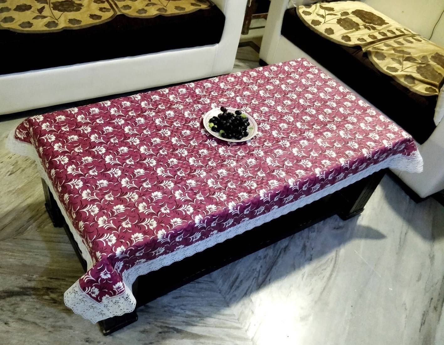     			DPA Collection Printed PVC 4 Seater Rectangle Table Cover ( 152 x 101 ) cm Pack of 1 Multi