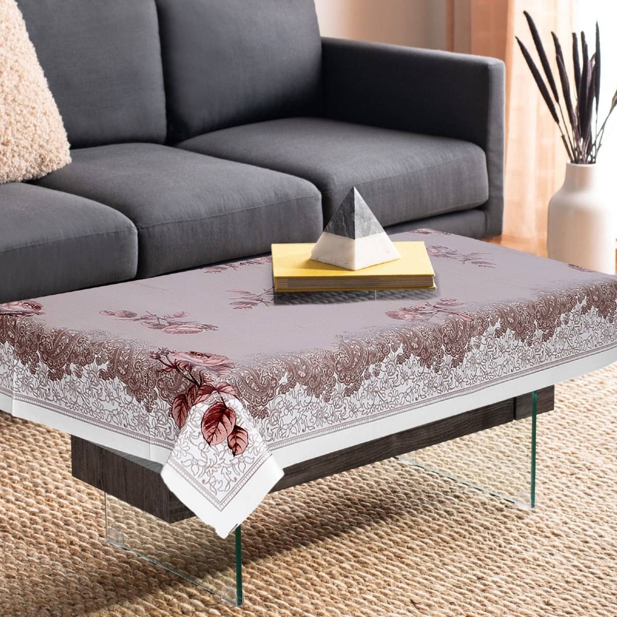 DPA Collection Printed PVC 4 Seater Rectangle Table Cover ( 152 x 102 ) cm Pack of 1 Multi DPA Collection Printed PVC 4 Seater Rectangle Table Cover ( 152 x 102 ) cm Pack of 1 Multi