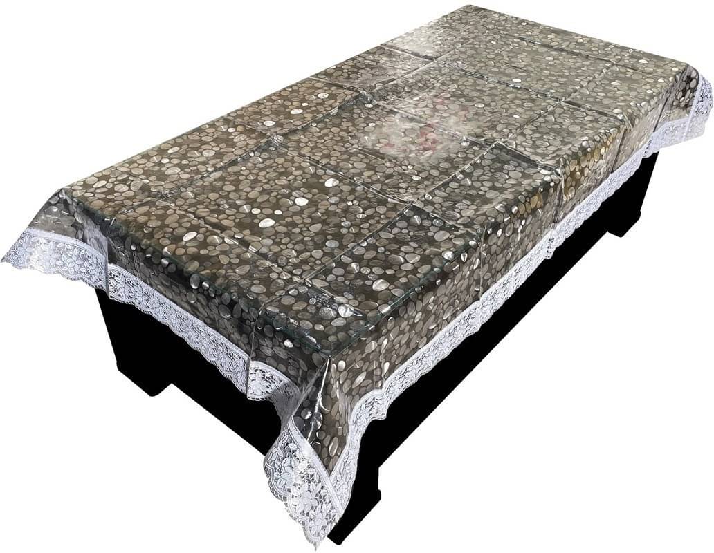 DPA Collection Printed PVC 4 Seater Rectangle Table Cover ( 152 x 102 ) cm Pack of 1 Silver DPA Collection Printed PVC 4 Seater Rectangle Table Cover ( 152 x 102 ) cm Pack of 1 Silver