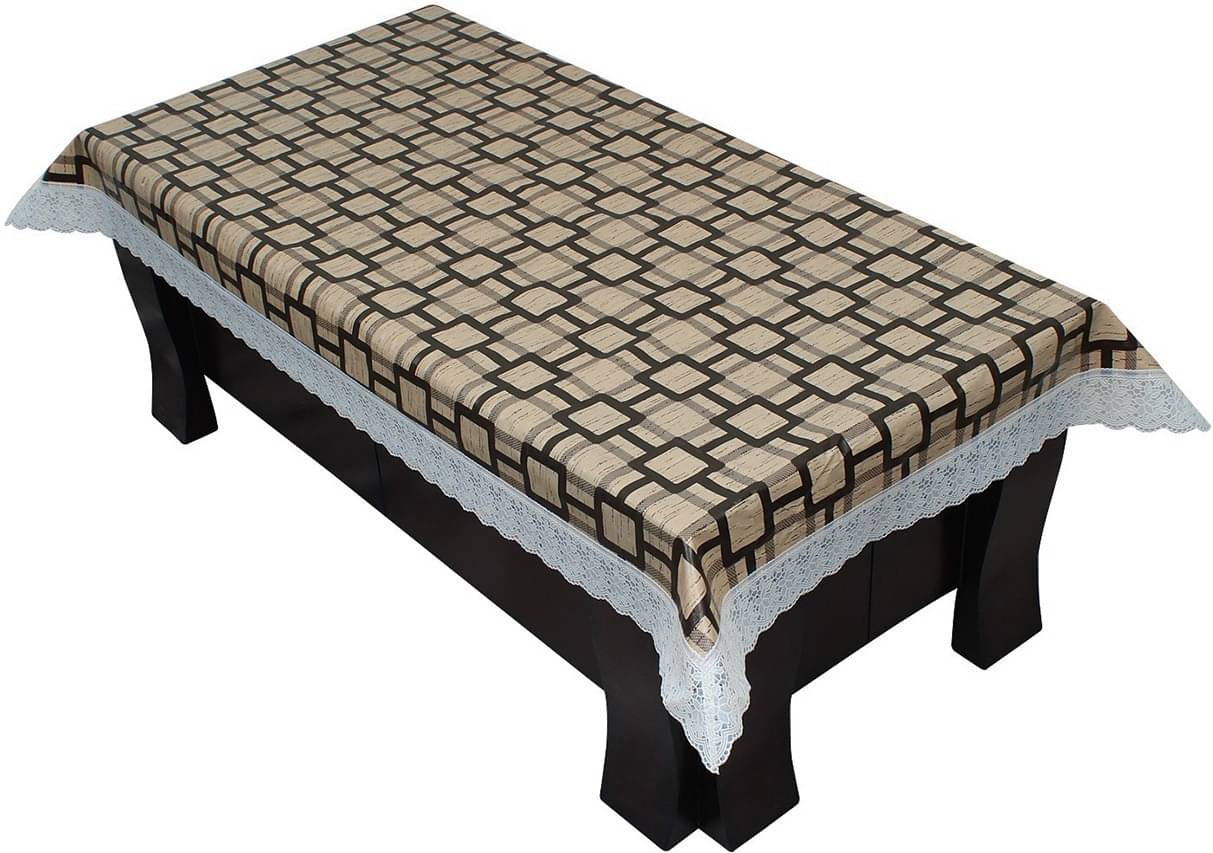     			DPA Collection Printed PVC 4 Seater Rectangle Table Cover ( 152 x 102 ) cm Pack of 1 Yellow