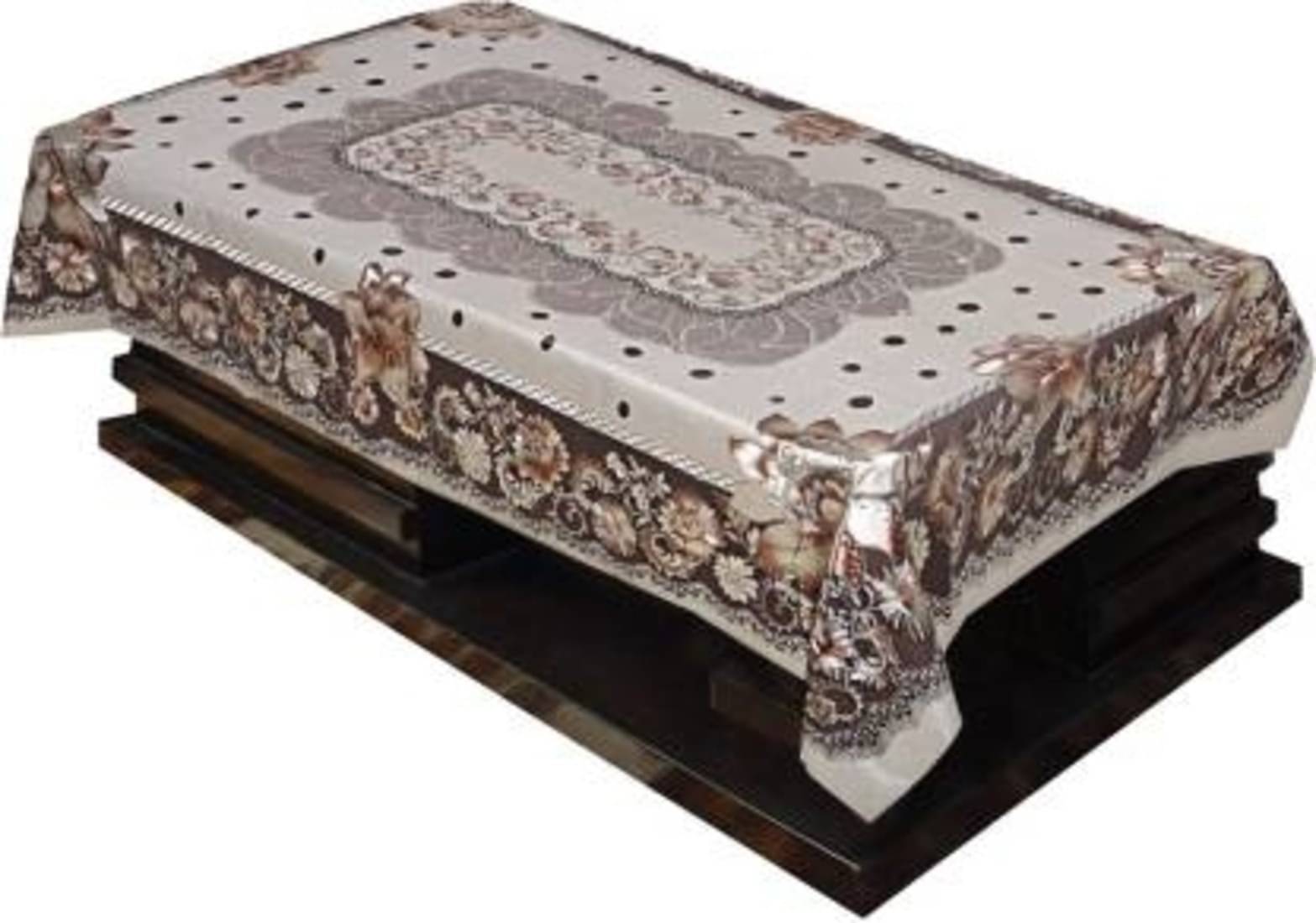     			DPA Collection Printed PVC 4 Seater Rectangle Table Cover ( 122 x 102 ) cm Pack of 1 Multi