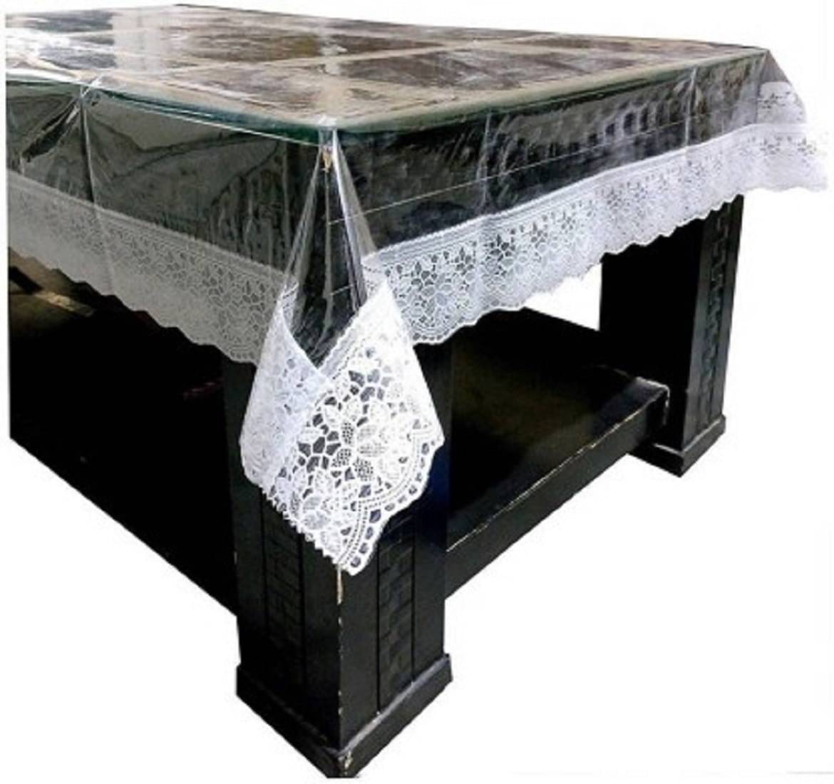 DPA Collection Printed PVC 4 Seater Rectangle Table Cover ( 152 x 102 ) cm Pack of 1 Silver DPA Collection Printed PVC 4 Seater Rectangle Table Cover ( 152 x 102 ) cm Pack of 1 Silver