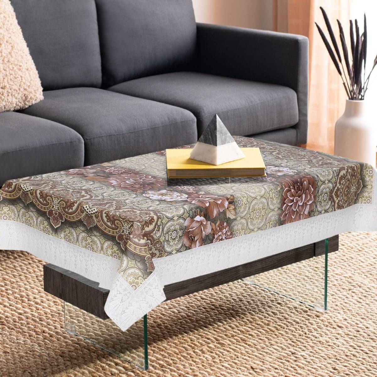 DPA Collection Printed PVC 4 Seater Rectangle Table Cover ( 152 x 102 ) cm Pack of 1 Multi DPA Collection Printed PVC 4 Seater Rectangle Table Cover ( 152 x 102 ) cm Pack of 1 Multi
