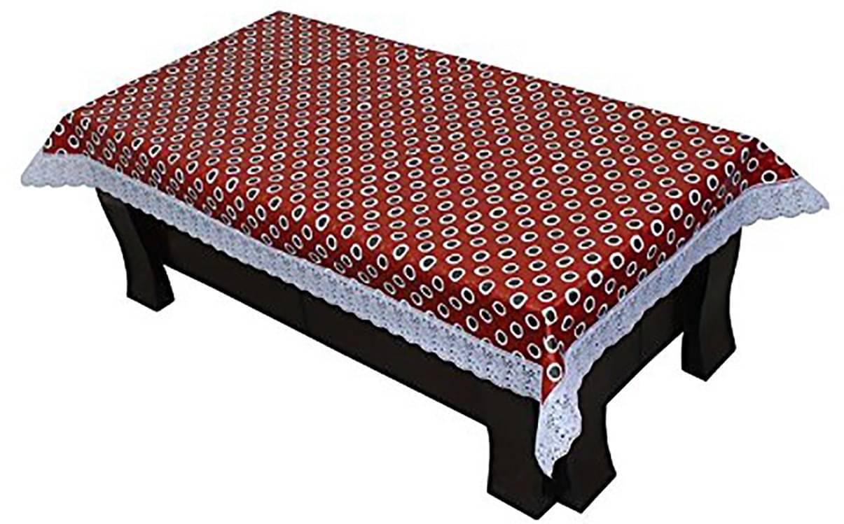 DPA Collection Printed PVC 4 Seater Rectangle Table Cover ( 152 x 102 ) cm Pack of 1 Red DPA Collection Printed PVC 4 Seater Rectangle Table Cover ( 152 x 102 ) cm Pack of 1 Red