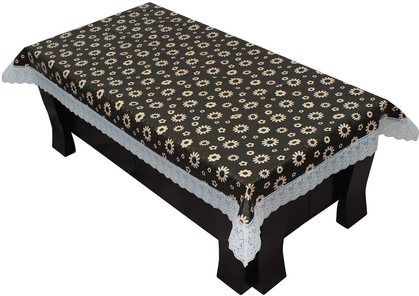DPA Collection Printed PVC 4 Seater Round Table Cover ( 152 x 102 ) cm Pack of 1 Brown DPA Collection Printed PVC 4 Seater Round Table Cover ( 152 x 102 ) cm Pack of 1 Brown