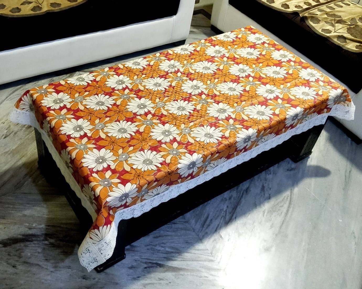     			DPA Collection Printed PVC 4 Seater Rectangle Table Cover ( 152 x 102 ) cm Pack of 1 Multi