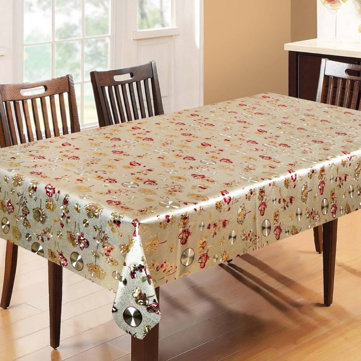 DPA Collection Printed PVC 6 Seater Rectangle Table Cover ( 198 x 137 ) cm Pack of 1 Multi DPA Collection Printed PVC 6 Seater Rectangle Table Cover ( 198 x 137 ) cm Pack of 1 Multi
