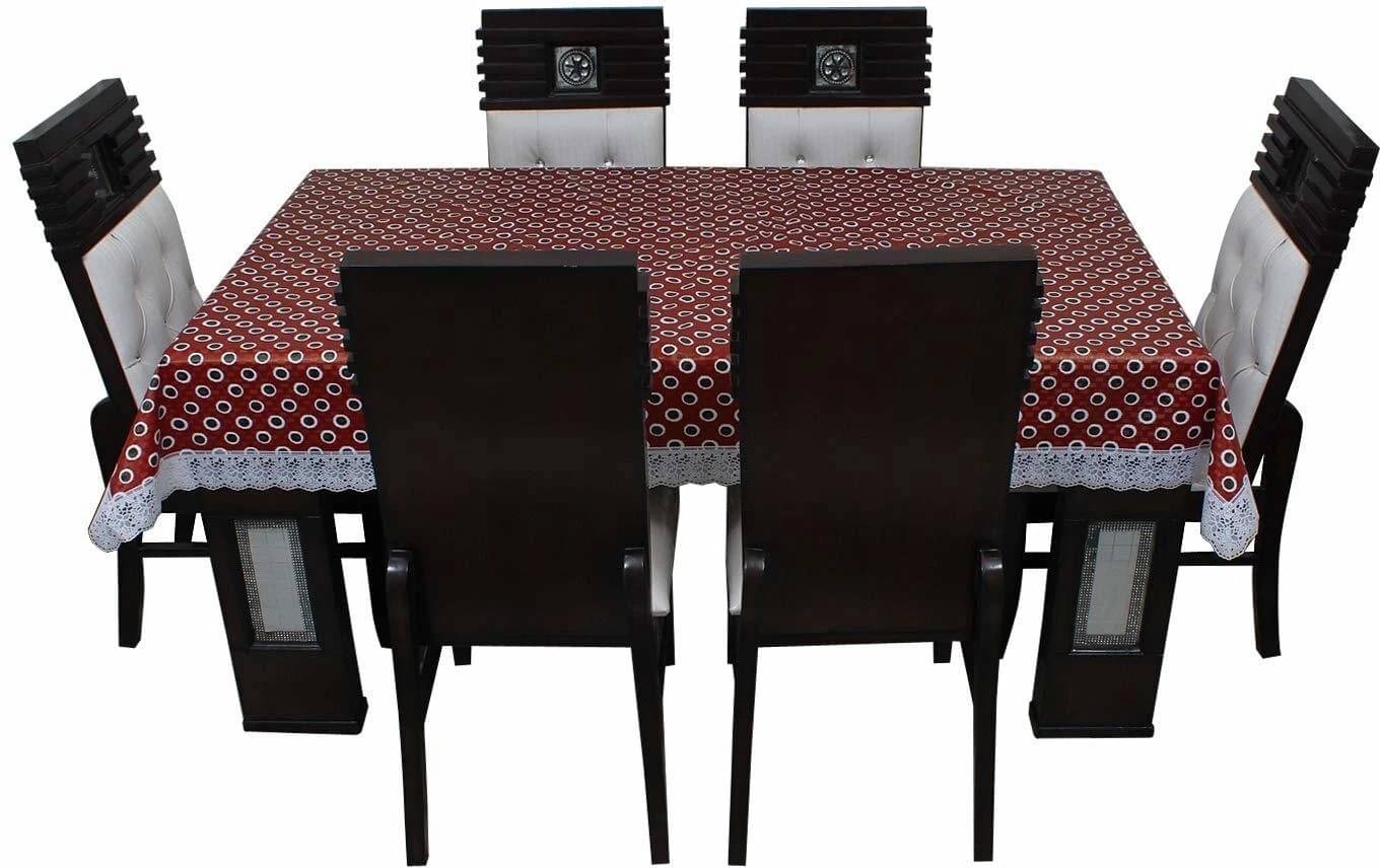 DPA Collection Printed PVC 6 Seater Rectangle Table Cover ( 229 x 152 ) cm Pack of 1 Multi DPA Collection Printed PVC 6 Seater Rectangle Table Cover ( 229 x 152 ) cm Pack of 1 Multi
