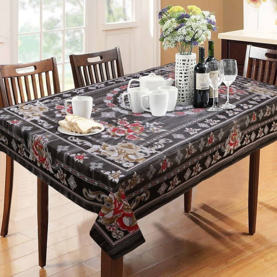     			DPA Collection Printed PVC 6 Seater Rectangle Table Cover ( 229 x 152 ) cm Pack of 1 Multi