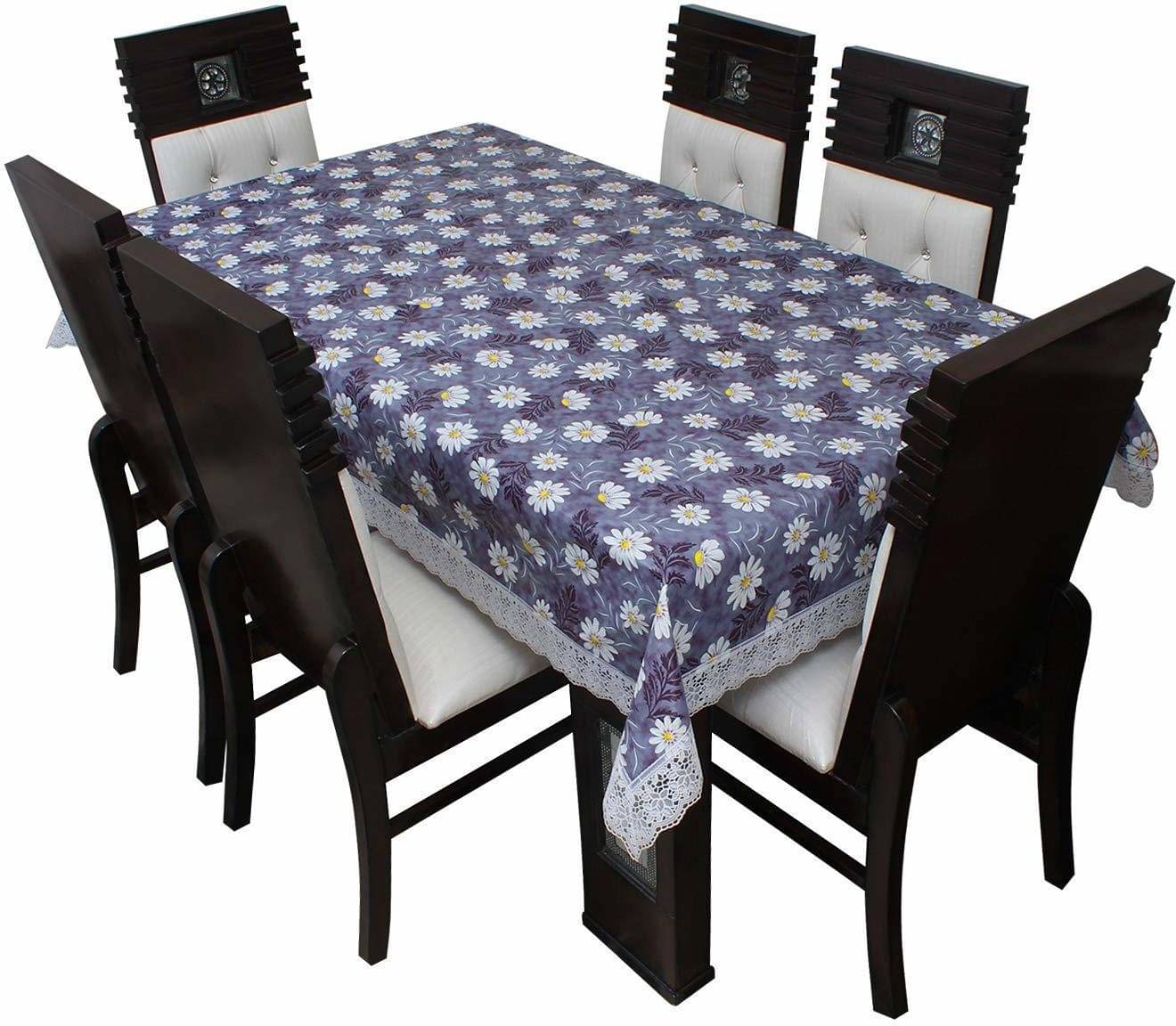 DPA Collection Printed PVC 6 Seater Rectangle Table Cover ( 229 x 152 ) cm Pack of 1 Blue DPA Collection Printed PVC 6 Seater Rectangle Table Cover ( 229 x 152 ) cm Pack of 1 Blue