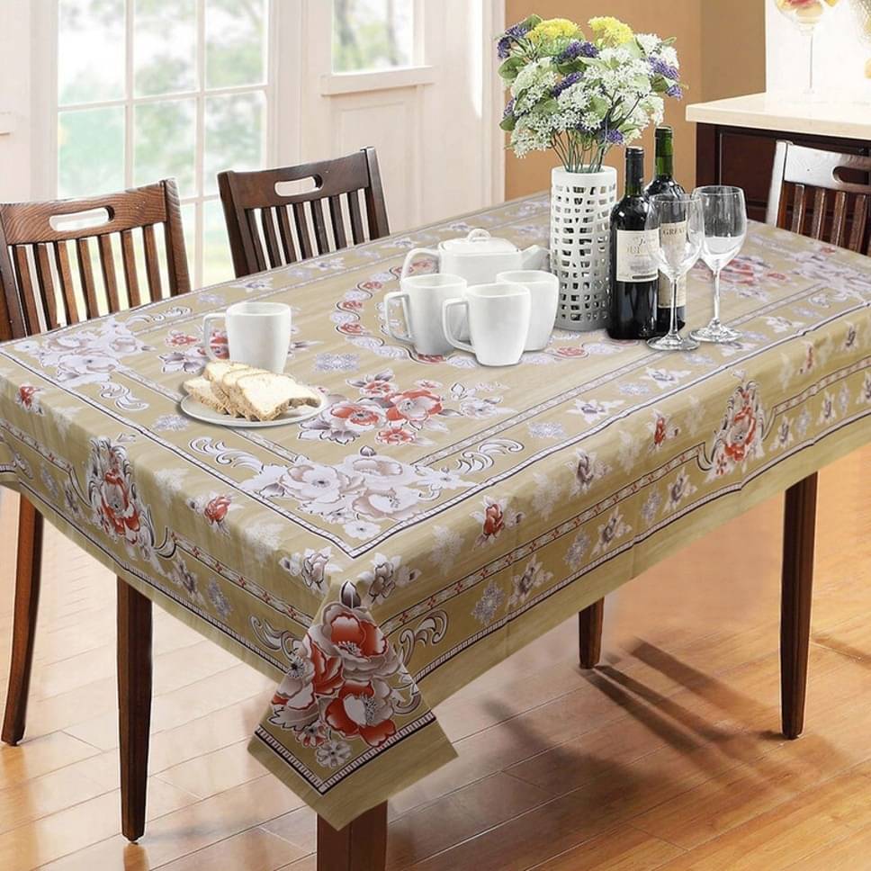 DPA Collection Printed PVC 6 Seater Rectangle Table Cover ( 229 x 152 ) cm Pack of 1 Gray DPA Collection Printed PVC 6 Seater Rectangle Table Cover ( 229 x 152 ) cm Pack of 1 Gray