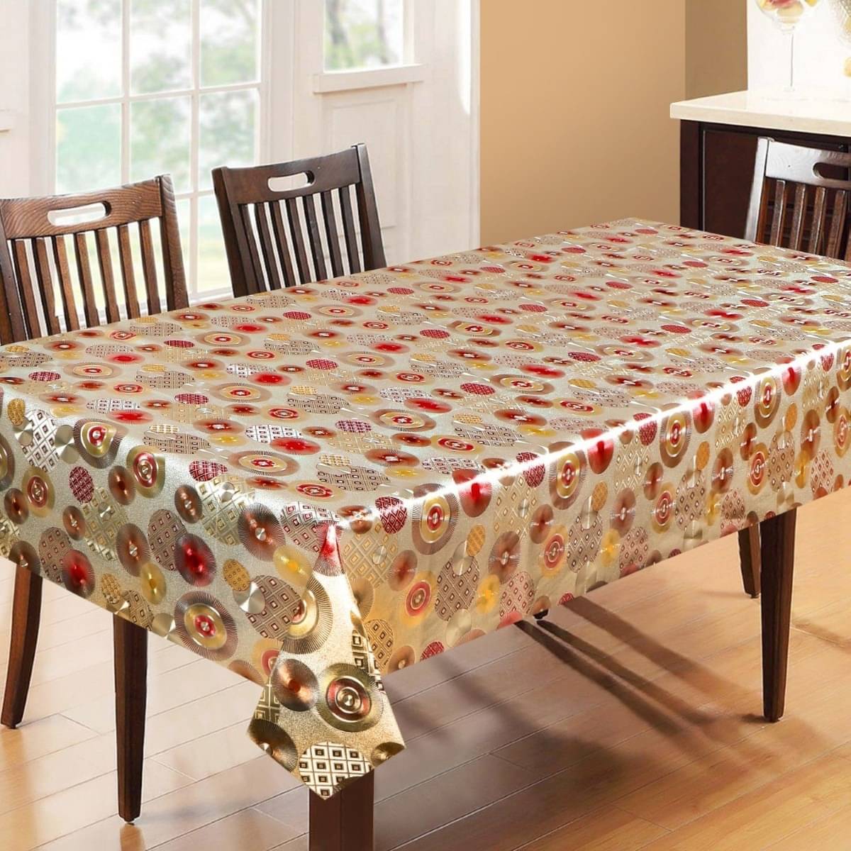 DPA Collection Printed PVC 6 Seater Rectangle Table Cover ( 198 x 137 ) cm Pack of 1 Multi DPA Collection Printed PVC 6 Seater Rectangle Table Cover ( 198 x 137 ) cm Pack of 1 Multi