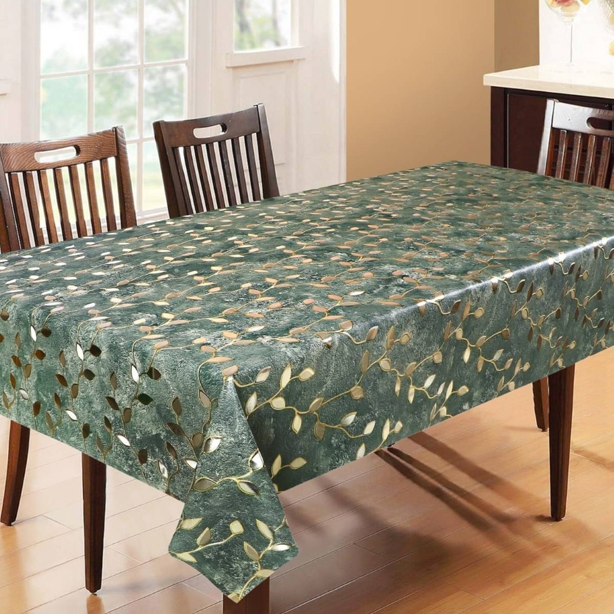 DPA Collection Printed PVC 6 Seater Rectangle Table Cover ( 198 x 137 ) cm Pack of 1 Multi     			DPA Collection Printed PVC 6 Seater Rectangle Table Cover ( 198 x 137 ) cm Pack of 1 Multi