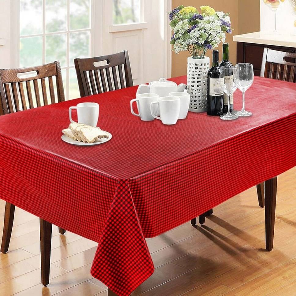 DPA Collection Printed PVC 6 Seater Rectangle Table Cover ( 198 x 136 ) cm Pack of 1 Maroon DPA Collection Printed PVC 6 Seater Rectangle Table Cover ( 198 x 136 ) cm Pack of 1 Maroon