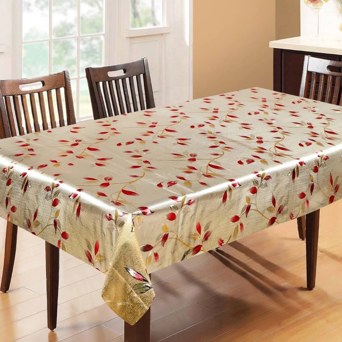     			DPA Collection Printed PVC 6 Seater Rectangle Table Cover ( 198 x 137 ) cm Pack of 1 Multi